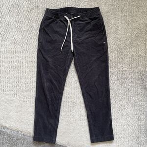 Vuori Medium Gray Corduroy Climber Pants Drawstring